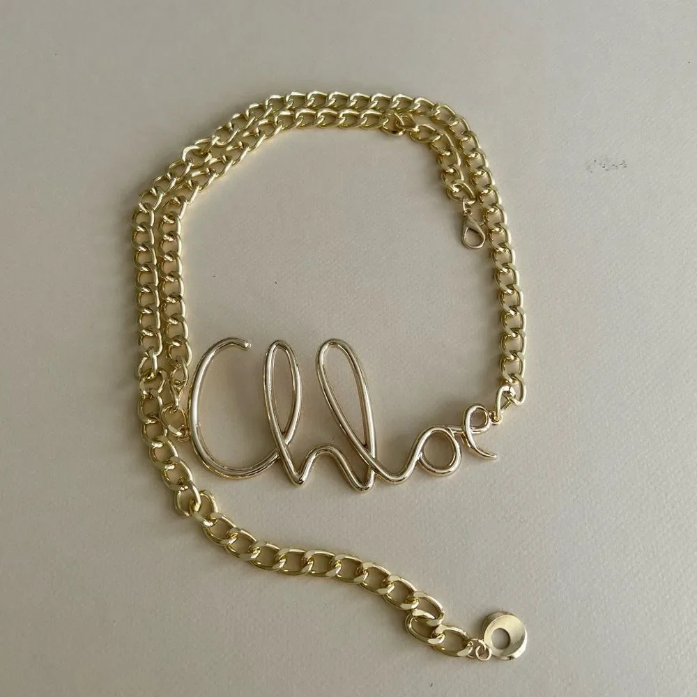 Gold Chain Belt B9